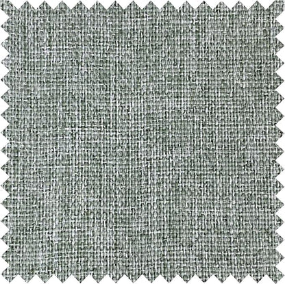 Macochico Pinch Pleated Full Blackout Curtains for Bedroom Living Room Fog Green Linen Curtains Thermal Insulated and Noise Reducing Window Panels with Tieback Shabby Chic Decor 84”Wx84”L 1 Panel