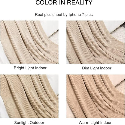 lifein Throw Blanket for Couch, Soft Boho Decor Bed Throw,Cozy Beige Knitted Chenille Small Farmhouse Lightweight Throw for Spring(Beige,60 * 80")