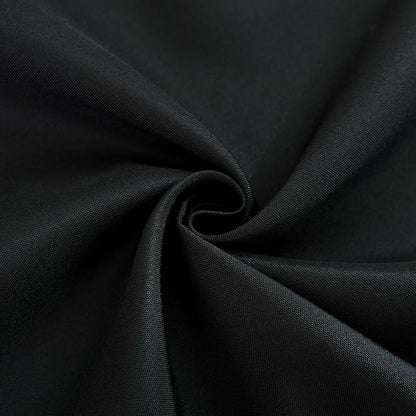 sancua Small Square Tablecloth 36 x 36 Inch Black, Stain and Wrinkle Resistant Washable Polyester Table Cloth for Dining Buffet Party Decorative Fabric Table Cover for Nightstand End Bedside Tables