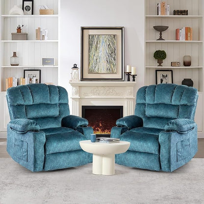 Recliner Chair Manual Modern Ergonomic Lounge Single Sofa Seat Living Room Lounge Recliners on Clearance Foam Filling