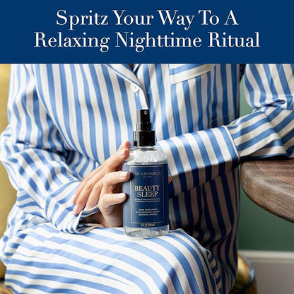 The Laundress Beauty Sleep Fabric Spray, Wrinkle Release Spray, Pillow Spray, Fabric Refresher, Upholstery and Linen Spray, Tranquil Comforting Inspired Scent, 8 Fl Oz