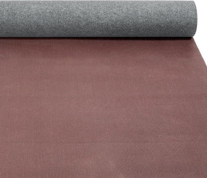 Marine Carpet,5 FT x 20 FT Smoke Gray Indoor Outdoor Carpet 0.2" Thick Boat Carpet with Water-Proof TPE Backing, Non-Slide Outdoor Marine Carpet Roll for Home, Patio, Porch, Deck