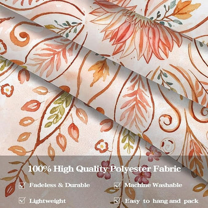 Lunerfex Floral Mandala Tapestry Boho Tapestry for Bedroom Orange Tapestries Wall Hanging Living Room Wall Art and Home Decor 70x90