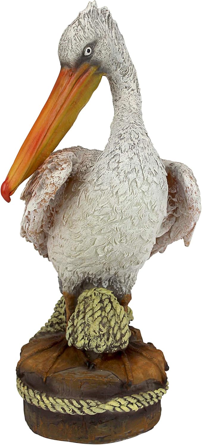 Design Toscano Ocean Side PIER 51 Pelican Statue