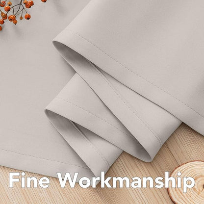 H.VERSAILTEX Blackout Curtains for Bedroom/Living Room, Length 63"/72"/84"/96"/108", Multi Colors, Room Darkening Thermal Insulated Grommet Window Curtains - 2 Panels