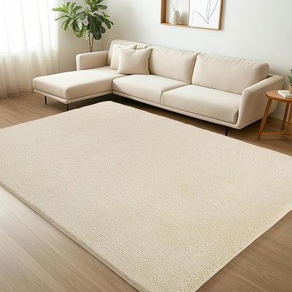 Sour Lemon 5x7 Area Rugs for Living Room, Soft Large Area Rug Fluffy Rugs for Bedroom，Machine Washable Area Rug Non Slip Carpet Rug for Living Room Playroom Kids Room Home Decor