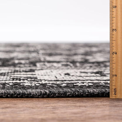 Keen Home Design Terrace Outdoor Area Rug - 10x14 Washable Indoor/Outdoor Rug for Patio, Kitchen, Balcony, Beach, Garden, Deck and Porch, Size: 10'x14'