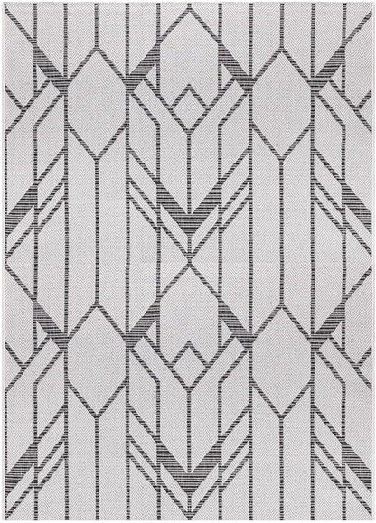 Keen Home Design Terrace Outdoor Area Rug - 5x8 Washable Indoor/Outdoor Rug for Patio, Kitchen, Balcony, Beach, Garden, Deck and Porch, Size: 5'3"x7'7"