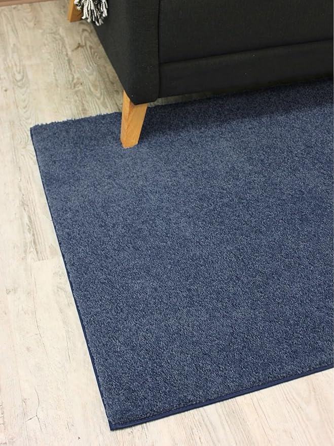 KOECKRITZ Soft and Colorful Kids Classroom Area Rugs (Passes Flammability Pill Test) Many Sizes and Bright Colors to Select from (9' x 12', Navy)