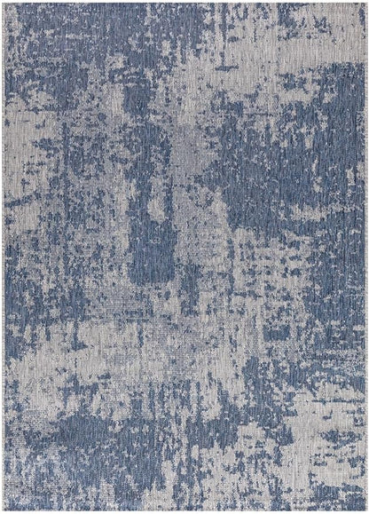 Keen Home Design Terrace Outdoor Area Rug - 5x8 Washable Indoor/Outdoor Rug for Patio, Kitchen, Balcony, Beach, Garden, Deck and Porch, Size: 5'3"x7'7"
