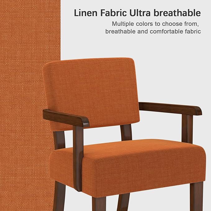 Accent Chair, Living Room Chairs Oversized with Soft Seat and Armrests for Dinning, Bedroom, Reading and Waiting Rooms
