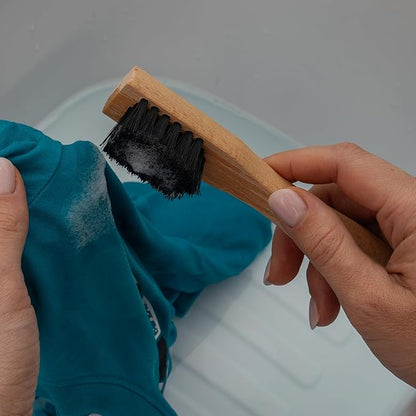 KONEX Laundry Brush - European Economy Laundry Brush for Stains on Clothes, Incredible Stain Remover with Sturdy Bristles, Convenient Handheld Design for Effortless Cleaning