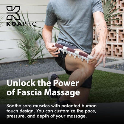 KOAPRO Facia Blaster for Cellulite and Sore Muscles – Large, Full Body Manual Trigger Point Massager for Deep Tissue Relief on Back, Neck, Legs, Myofascial Release Tool Alleviates Tension and Aches