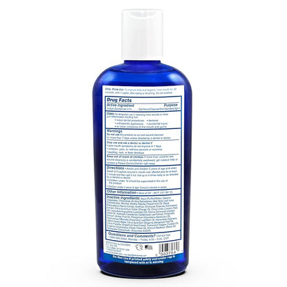 Eco-Dent Alcohol-Free Mouthwash, Mint - Ultimate Essential MouthCare, Oral Care Mouth Wash for Adults, Baking Soda Mouth Rinse with Essential Oils + DailyRinse Single-Use Pack, Mint