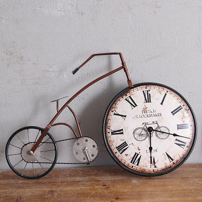 Creative bicycle wall clock