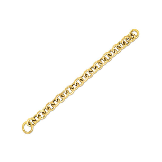 Bracelet à maillons ronds en or jaune 14 carats (11,60 mm)