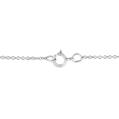 .925 Sterling Silver Prong-Set Diamond Accent Starfish 18" Pendant Necklace (I-J Color, I1-I2 Clarity)