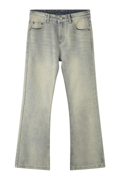 Mid Rise Jeans with Pockets