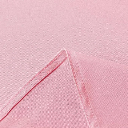 sancua Rectangle Tablecloth - 60 x 120 Inch - Stain and Wrinkle Resistant Washable Polyester Table Cloth, Decorative Fabric Table Cover for Dining Tables, Buffet Parties and Camping, Pink