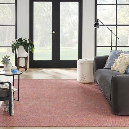 Nourison Home Positano Indoor/Outdoor Rainbow 7' x 10' Area Rug, Easy Cleaning, Non Shedding, Bed Room, Living Room, Dining Room, Backyard, Deck, Patio (7x10)