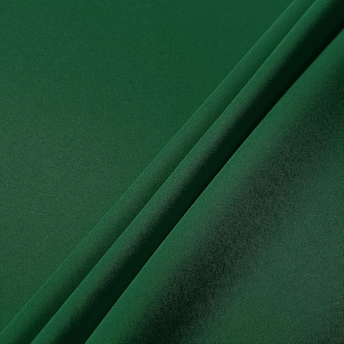 sancua Rectangle Tablecloth - 60 x 84 Inch - Stain and Wrinkle Resistant Washable Polyester Table Cloth, Decorative Fabric Table Cover for Dining Tables, Buffet Parties and Christmas, Hunter Green