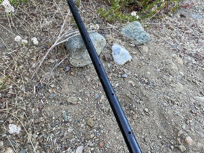 Sandbaggy Round Steel Concrete Form Stakes with Nail Holes - Rust Resistant Coating - Removable, Reusable (200, 3/4 in X 36 in)