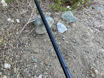 Sandbaggy Round Steel Concrete Form Stakes with Nail Holes - Rust Resistant Coating - Removable, Reusable (100, 3/4 in X 36 in)