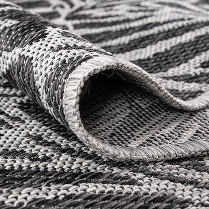 Keen Home Design Terrace Outdoor Area Rug - 10x14 Washable Indoor/Outdoor Rug for Patio, Kitchen, Balcony, Beach, Garden, Deck and Porch, Size: 10'x14'