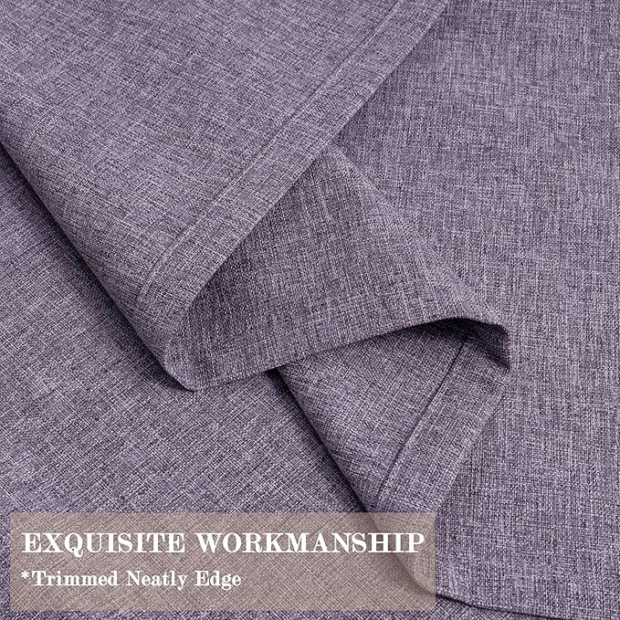 150 Inches Extra Wide Room Divider Draperies, Pinch Pleat Drapes, Absolutely Blackout Sliding Door Drapery, Total Privacy Ceiling Track Curtains, 150" W by 96" L, Violet (1 Panel)