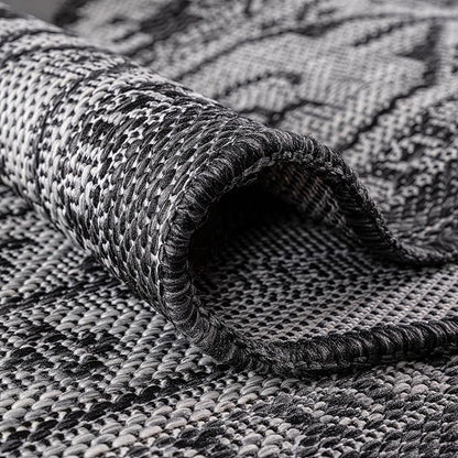 Keen Home Design Terrace Outdoor Throw Rug - 3x5 Washable Indoor/Outdoor Rug for Patio, Kitchen, Balcony, Beach, Garden, Deck and Porch, Size: 3'x5'