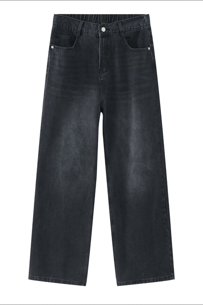 Wide Leg Jeans with Pockets