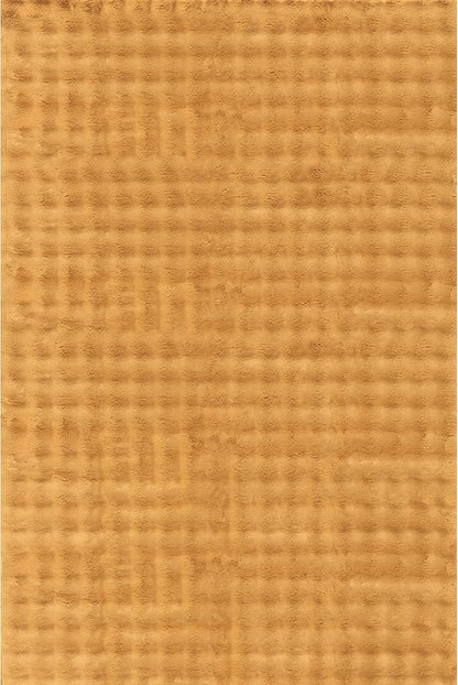nuLOOM Jeni Checkered 7'6" x 9'6" Machine Washable Area Rug for Living Room Bedroom Dining Room Kitchen, Gold