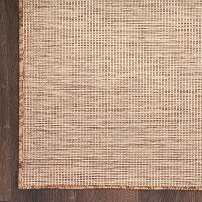 Nourison Home Positano Indoor/Outdoor Jute 9' x 12' Area Rug, Easy Cleaning, Non Shedding, Bed Room, Living Room, Dining Room, Backyard, Deck, Patio (9x12)