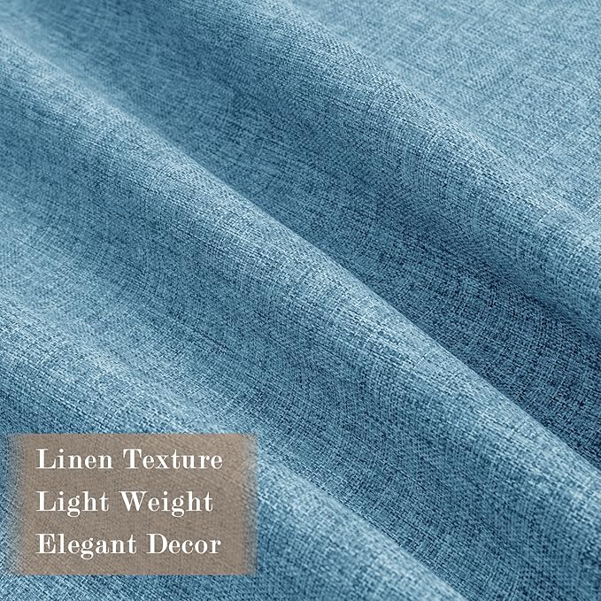 150 Inches Extra Wide Room Divider Draperies, Pinch Pleat Drapes, Absolutely Blackout Sliding Door Drapery, Total Privacy Ceiling Track Curtains, 150" W by 84" L, Blue (1 Panel)