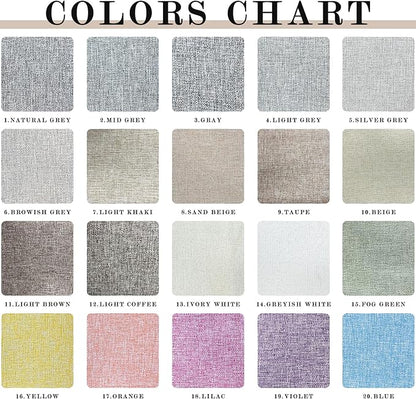 Full Blackout Privacy Curtains, 240 Inch Extra Wide Linen Blend Drapes, Pinch Pleat Window Drapery for Room Divider Storage/Space Room Separation, 1 Panel, W 240" x L 102", Light Coffee