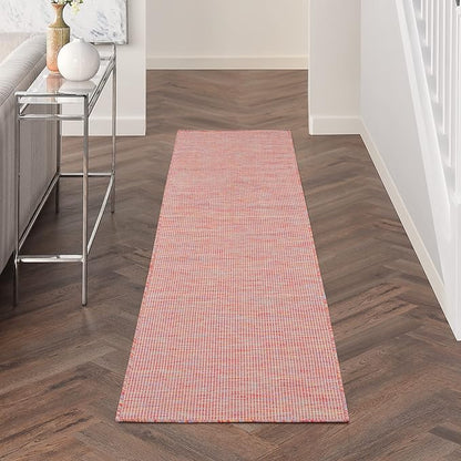 Nourison Home Positano Indoor/Outdoor Rainbow 2'2" x 8' Area Rug, Easy Cleaning, Non Shedding, Bed Room, Living Room, Dining Room, Backyard, Deck, Patio (2x8)