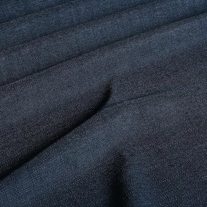 Vision Home Navy Blue Pinch Pleated Full Blackout Curtains Linen Blended Room Darkening Curtain Panels 120 inch for Living Room Bedroom Thermal Insulated Pinch Pleat Drapes with Hooks 40" Wx120 Lx2