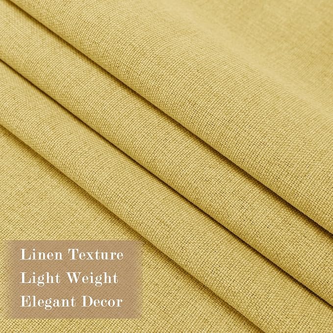 150 Inches Extra Wide Room Divider Draperies, Pinch Pleat Drapes, Absolutely Blackout Sliding Door Drapery, Total Privacy Ceiling Track Curtains, 150" W by 84" L, Yellow (1 Panel)