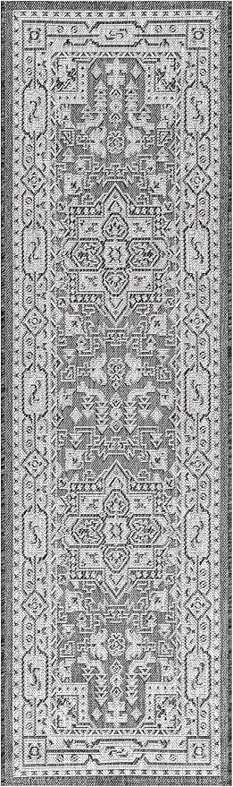 Keen Home Design Terrace Outdoor Runner Rug - 2x12 Washable Indoor/Outdoor Rug for Patio, Kitchen, Balcony, Beach, Garden, Deck and Porch, Size: 2'2"x11'10"