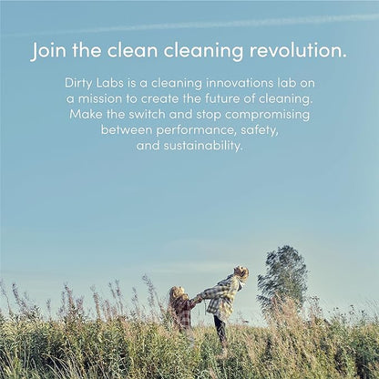 Dirty Labs | Scent Free | Bio Enzyme Liquid Laundry Detergent | 80 Loads (21.6 fl oz) | Hyper-Concentrated | High Efficiency & Standard Machine Washing | Nontoxic, Biodegradable | Stain & Odor Removal