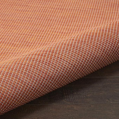 Nourison Home Positano 6' x 9' Terracotta Fabric Modern Area Rug (6' x 9')