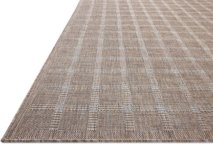 Loloi Amber Lewis Topanga Collection TOP-01 Natural/Bone 6'-7" x 9'-4" Indoor/Outdoor Area Rug
