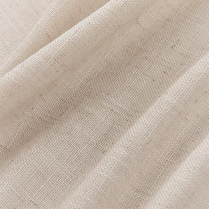 Joydeco Linen Curtains for Living Room,Semi Sheer Drapes Window Long Curtains 72 inches Long Pink Beige
