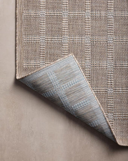 Loloi Amber Lewis Topanga Collection TOP-01 Natural/Bone 3'-11" x 5'-11" Indoor/Outdoor Accent Rug