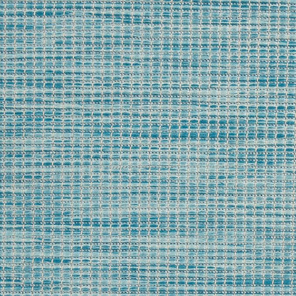 Nourison Positano Indoor/Outdoor Aqua 10' x 14' Area Rug, Easy Cleaning, Non Shedding, Bed Room, Living Room, Dining Room, Backyard, Deck, Patio (10x14)