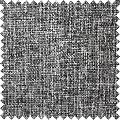 Macochico 100% Blackout Gray Linen Curtains 84 Inches Long Pinch Pleated Burlap Curtains for Bedroom Living Room Farmhouse Nursery Thermal Window Panels with Tieback 72”Wx84”L 1 Panel