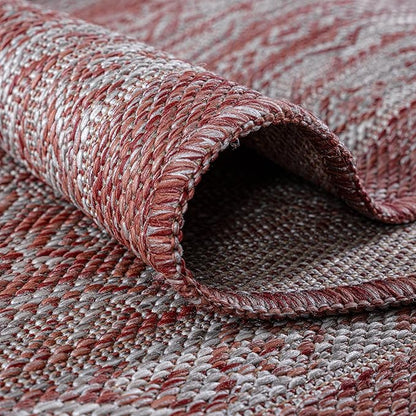 Keen Home Design Terrace Outdoor Throw Rug - 3x5 Washable Indoor/Outdoor Rug for Patio, Kitchen, Balcony, Beach, Garden, Deck and Porch, Size: 3'x5'