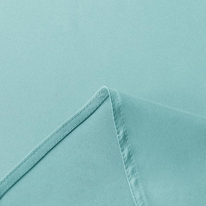 sancua Rectangle Tablecloth - 60 x 102 Inch - Stain and Wrinkle Resistant Washable Polyester Table Cloth, Decorative Fabric Table Cover for Dining Tables, Buffet Parties and Camping, Turquoise