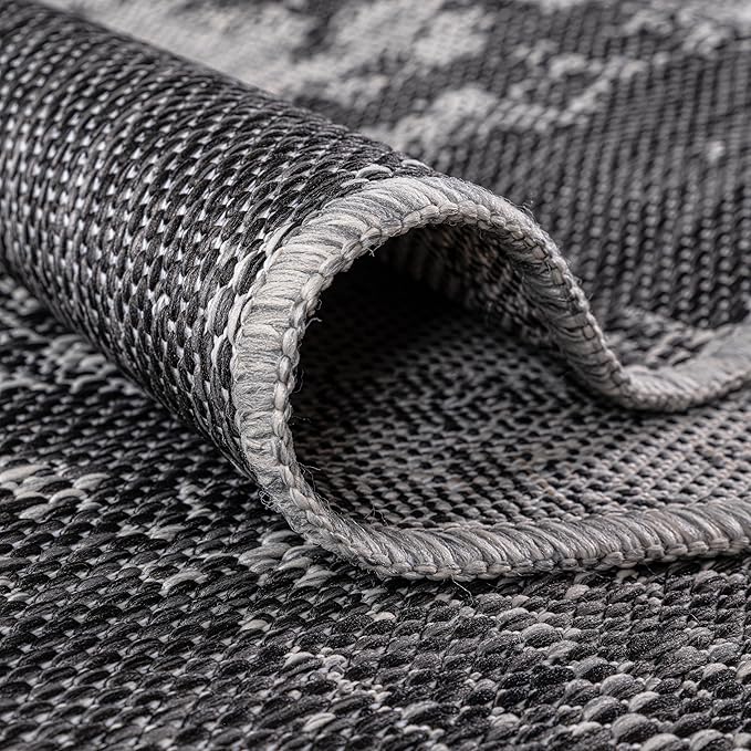 Keen Home Design Terrace Outdoor Runner Rug - 2x10 Washable Indoor/Outdoor Rug for Patio, Kitchen, Balcony, Beach, Garden, Deck and Porch, Size: 2'2"x9'11"
