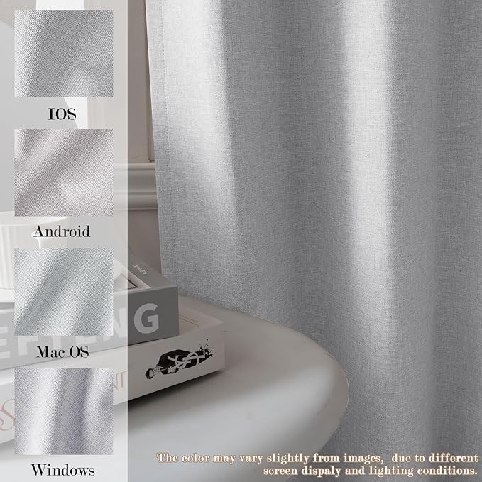 150 Inches Extra Wide Room Divider Draperies, Pinch Pleat Drapes, Absolutely Blackout Sliding Door Drapery, Total Privacy Ceiling Track Curtains, 150" W by 102" L, Silver Grey (1 Panel)